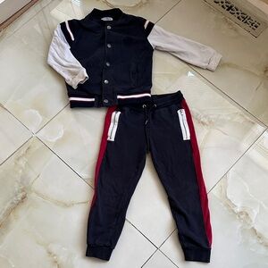 Gianfranco Ferre Kids Black and Red Joggers